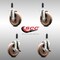 Service Caster 5 Inch 316SS High Temp Glass Filled Nylon 3/4 Inch Stem Caster Brake SCC, 2PK SCC-SS316EX20S514-GFNSHT-2-TLB-2-34 - alternate 5